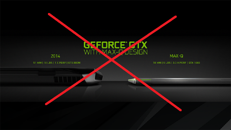 Bỏ thuật ngữ MAX-Q DESIGN TRÊN RTX 3000 Laptop