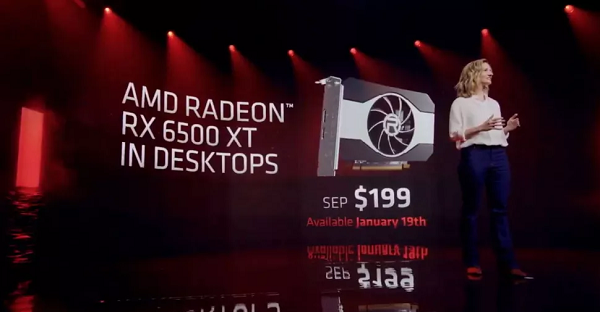 #CES 2022: AMD ra mắt card đồ họa Radeon RX 6500 XT cho Desktop, mạnh hơn GTX 1650 tới 59%