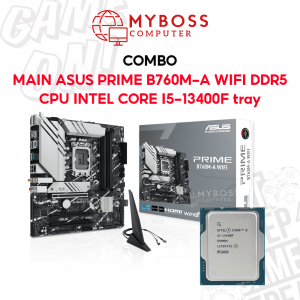 Combo Mainboard ASUS PRIME B760M-A WIFI DDR5 + CPU I5-13400F Tray