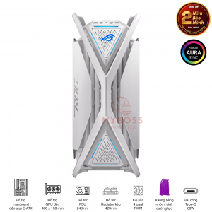 Vỏ Case ASUS ROG Hyperion GR701 White Edition