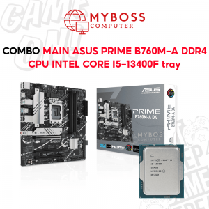 Combo Mainboard ASUS PRIME B760M-A D4 + CPU I5-13400F Tray