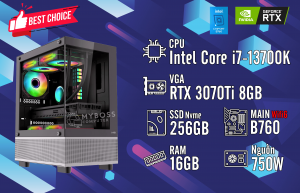 Bộ PC I7-13700K/ Ram 16G/ SSD Nvme 256G/ VGA RTX 3070Ti 8G