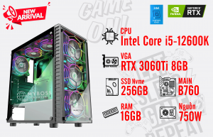 Bộ PC I5-12600K/ Ram 16G/ SSD Nvme 256G/ VGA RTX 3060Ti