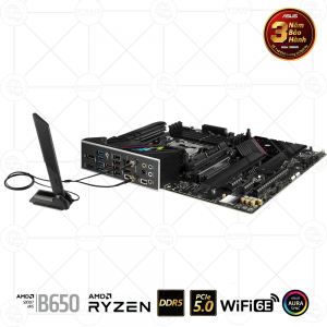 Mainboard ASUS ROG STRIX B650E-F GAMING WIFI DDR5 (AMD B650, Socket AM5, ATX, 4 khe RAM DDR5, WIFI + Bluetooth)