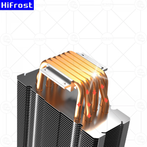 Tản nhiệt CPU Hifrost P600 RGB - Black (6 Lõi Đồng Siêu Mát)