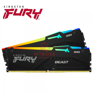 RAM Kingston FURY Beast RGB 64GB (32GB*2) DDR5 5600MHz