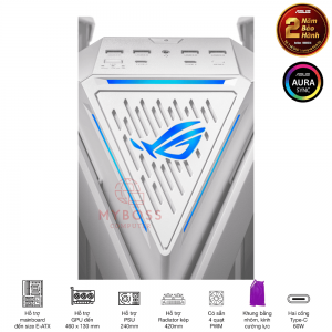 Vỏ Case ASUS ROG Hyperion GR701 White Edition