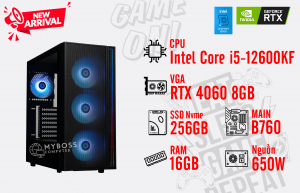Bộ PC I5-12600KF/ Ram 16G/ SSD Nvme 256G/ VGA RTX 4060 8GB