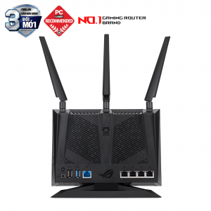 ASUS GT-AC2900 (Gaming Router) Wifi AC2900 2 băng tần, AiMesh 360 WIFI Mesh, WTFast, GeForce Now, AiProtection, USB 3.1, AURA RGB