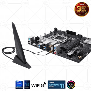 Mainboard ASUS B760M-AYW WIFI D4 (Intel B760, Socket 1700, m-ATX, 2 khe RAM DDR4, WIFI + Bluetooth)