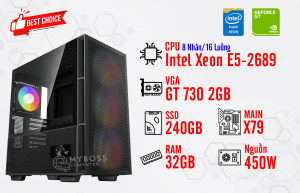 BỘ PC NOX, RENDER XEON E5-2689/ RAM 32G/ VGA GT 730 2G (8 Nhân - 16 Luồng)