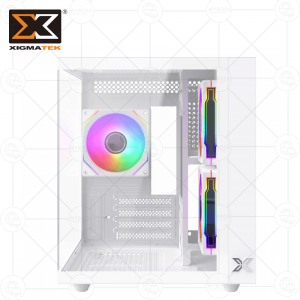 Vỏ Case XIGMATEK AQUA M LITE ARTIC 3GF (Tặng 3 Fan RGB)