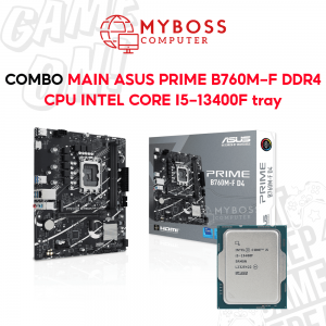 Combo Mainboard ASUS PRIME B760M-F D4 + CPU I5-13400F Tray