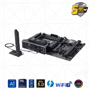 Mainboard ASUS TUF GAMING Z890-PLUS WIFI DDR5 (Intel Z890, Socket 1851, ATX, 4 khe RAM DDR5, WIFI + Bluetooth)