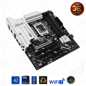 Mainboard ASUS PRIME Z890M-PLUS WIFI DDR5 (Intel Z890, Socket 1851, m-ATX, 4 khe RAM DDR5, WIFI + Bluetooth)