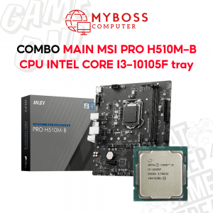 Combo Mainboard MSI PRO H510M-B + CPU I3-10105F Tray