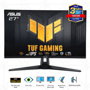 Màn Hình ASUS TUF Gaming VG27AQ5A 27in/ 2K QHD/ Fast IPS/ 210Hz/ 1ms GTG/ FreeSync/ Có Loa