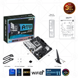 Mainboard ASUS B760M-AYW WIFI DDR5 (Intel B760, Socket 1700, m-ATX, 2 khe RAM DDR5, WIFI + Bluetooth)	