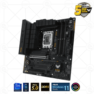 Mainboard ASUS TUF GAMING B760M-PLUS DDR5 (Intel B760, Socket 1700, m-ATX, 4 khe RAM DDR5)