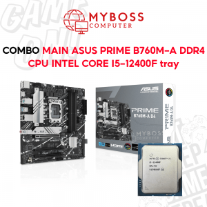 Combo Mainboard ASUS PRIME B760M-A D4 + CPU I5-12400F Tray