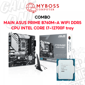 Combo Mainboard ASUS PRIME B760M-A WIFI DDR5 + CPU I7-12700F Tray