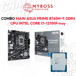 Combo Mainboard ASUS PRIME B760M-F D4 + CPU I7-12700F Tray