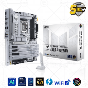 Mainboard ASUS TUF GAMING Z890-PRO WIFI DDR5 (Intel Z890, Socket 1851, ATX, 4 khe RAM DDR5, WIFI + Bluetooth)