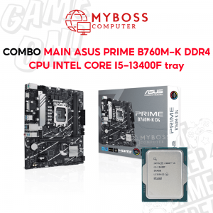 Combo Mainboard ASUS PRIME B760M-K D4 + CPU I5-13400F Tray