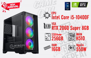 Bộ PC I5-10400F/ Ram 16G/ SSD Nvme 256G/ VGA RTX 2060 Super 8GB