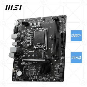 Mainboard MSI PRO B760M-E DDR5 (Intel B760, LGA 1700, mATX, 2 khe DDR5)