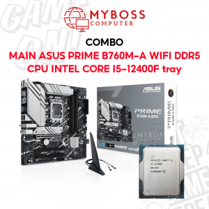 Combo Mainboard ASUS PRIME B760M-A WIFI DDR5 + CPU I5-12400F Tray