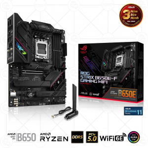 Mainboard ASUS ROG STRIX B650E-F GAMING WIFI DDR5 (AMD B650, Socket AM5, ATX, 4 khe RAM DDR5, WIFI + Bluetooth)