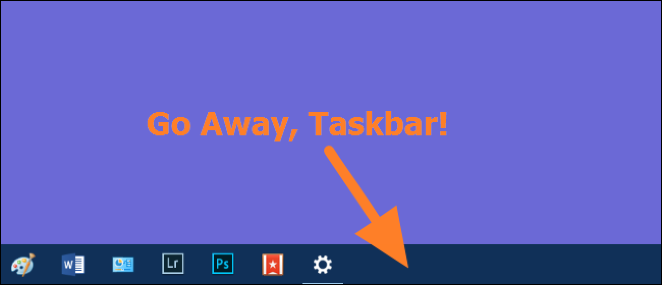 Mở/ Khóa thanh Taskbar trong Window10 