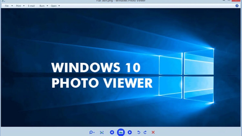 Cài lại Windows Photo Viewer trên Win 10 để xem ảnh nhanh