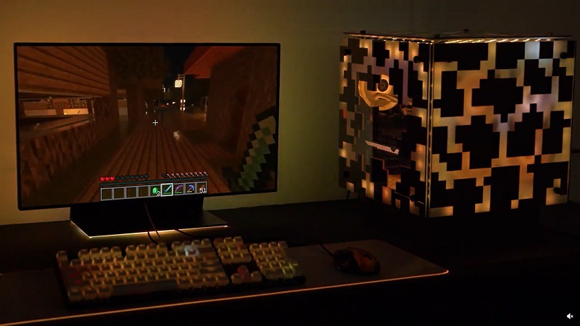 Chiêm ngưỡng PC ''cục dung nham'' Minecraft trang bị RTX 3080Ti đầy ấn tượng