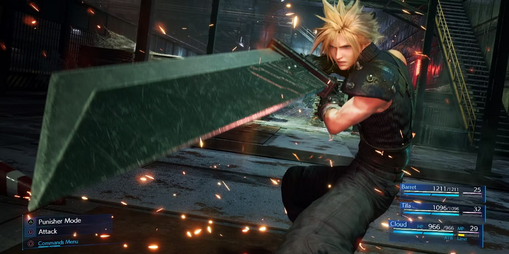 Trình cao, game thủ dùng ''bảo kiếm'' Buster Sword để phá đảo Final Fantasy 7