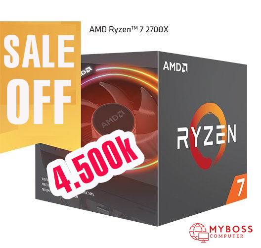 CPU AMD Ryzen 7 2700X đang bán ra với mức giá 4tr5.