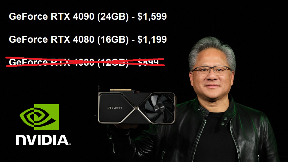 ''Hứng'' đủ gạch đá từ cộng đồng, Nvidia hoãn ra mắt card đồ hoạ RTX 4080 phiên bản 12GB